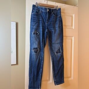 White House Black Market Dark Blue Denim